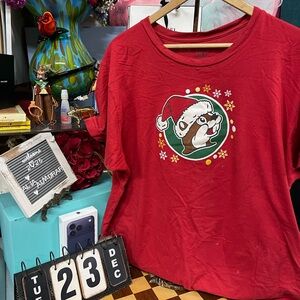 NEW 2024 Buc-ee's "Believe In The Magic Of Christmas" Holiday TShirt Red